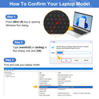 How to check laptop model compatibility for 69KF2 battery using Windows msinfo32 command to find correct Dell system model