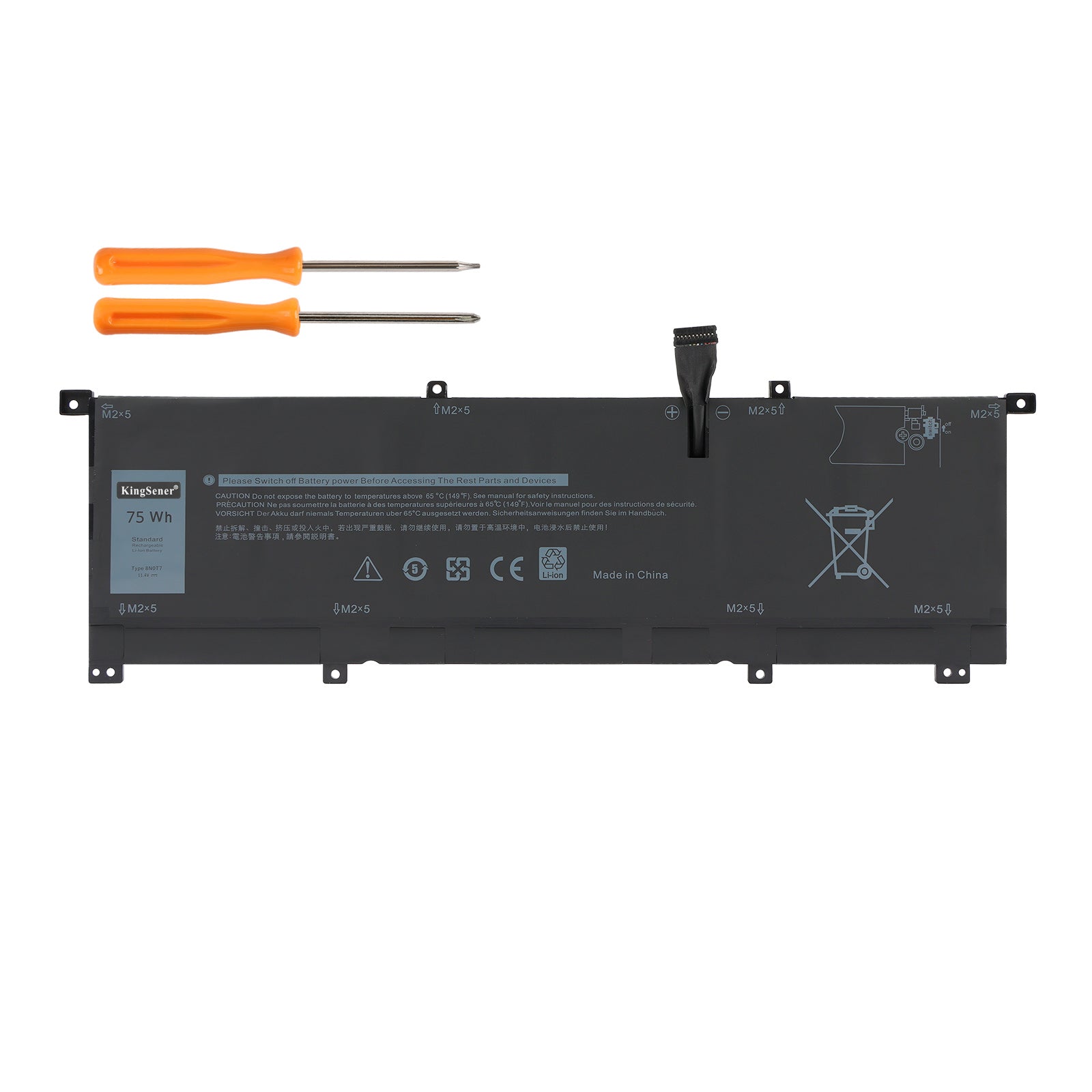 Dell-8N0T7-11.4V-75WH-Laptop-Battery