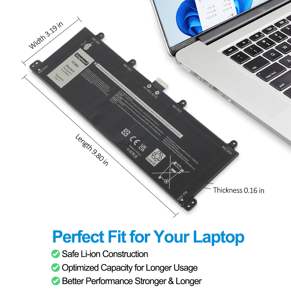 Dell-9F4FN-7.6V-40WH-Laptop-Battery