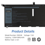 Dell-DXGH8-7.6V-52Wh-Laptop-Battery-LUSONBAY