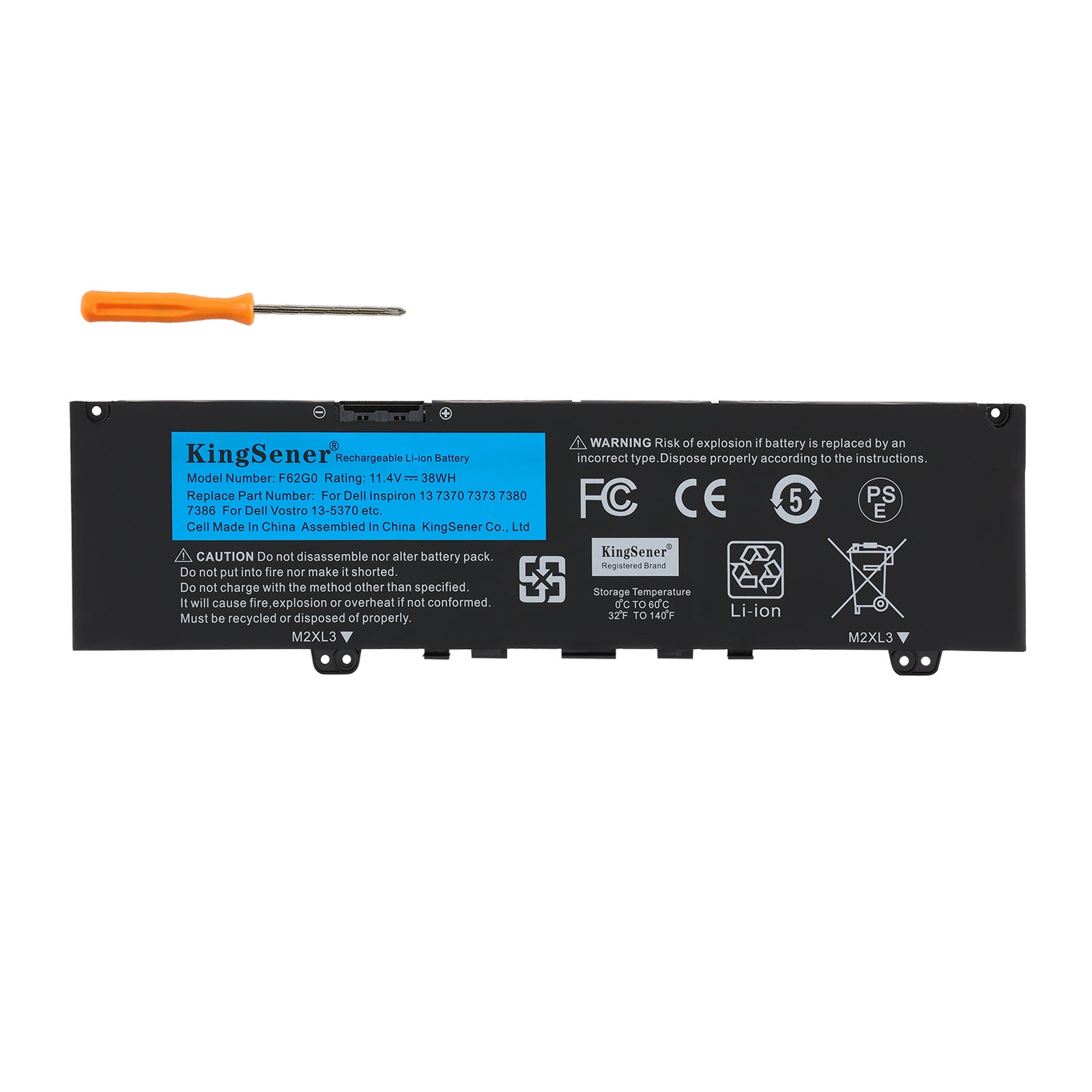 Dell-F62G0-11.4V-38Wh-Laptop-Battery