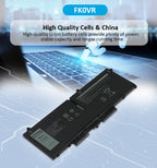 FK0VR battery built with grade A quality Li-ion cells from certified Chinese manufacturer, reliable performance for business laptop use