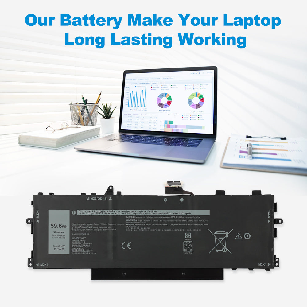 Dell-GHJC5-11.55V-59.6Wh-Laptop-Battery