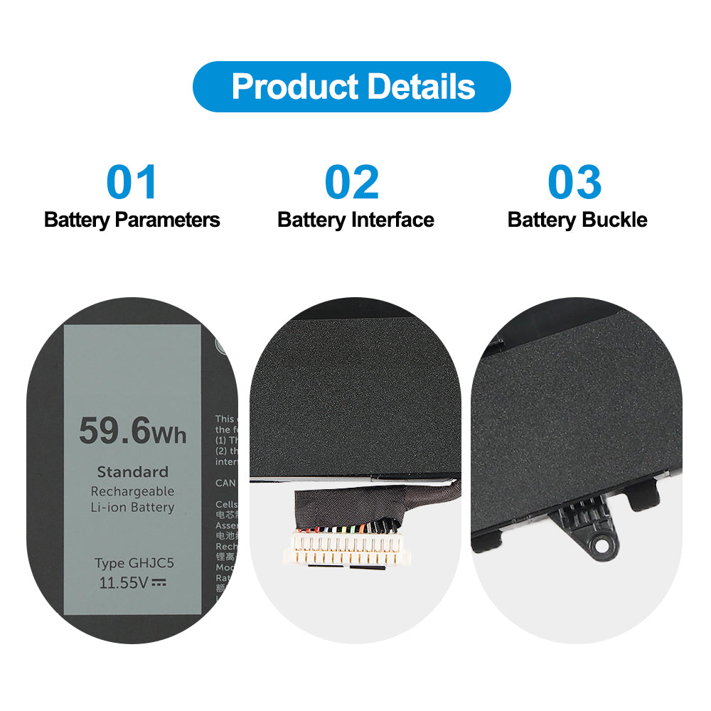 Dell-GHJC5-11.55V-59.6Wh-Laptop-Battery