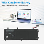 DELL Alienware laptop powered by KingSener H5H20 replacement battery 11.4V 56Wh