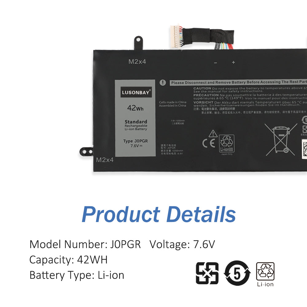 Dell-J0PGR-7.6V-42WH-Laptop-Battery-LUSONBAY