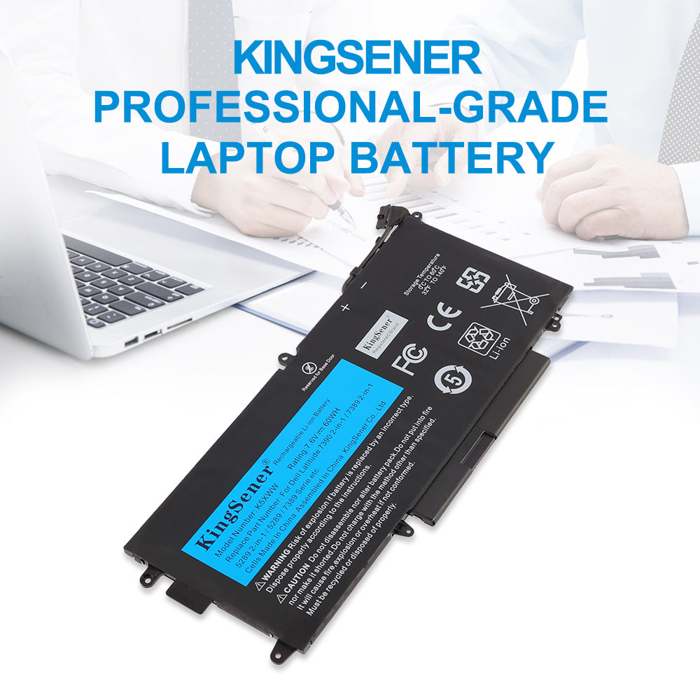 Dell-K5XWW-7.6V-60Wh-Laptop-Battery