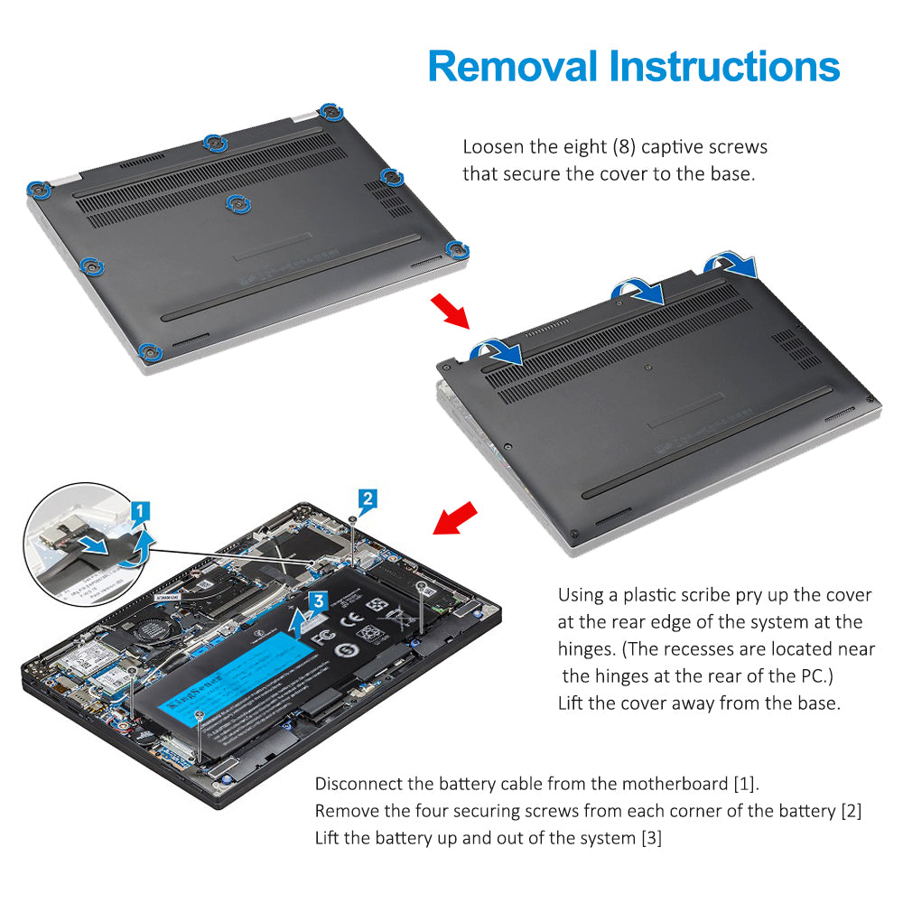 Dell-K5XWW-7.6V-60Wh-Laptop-Battery