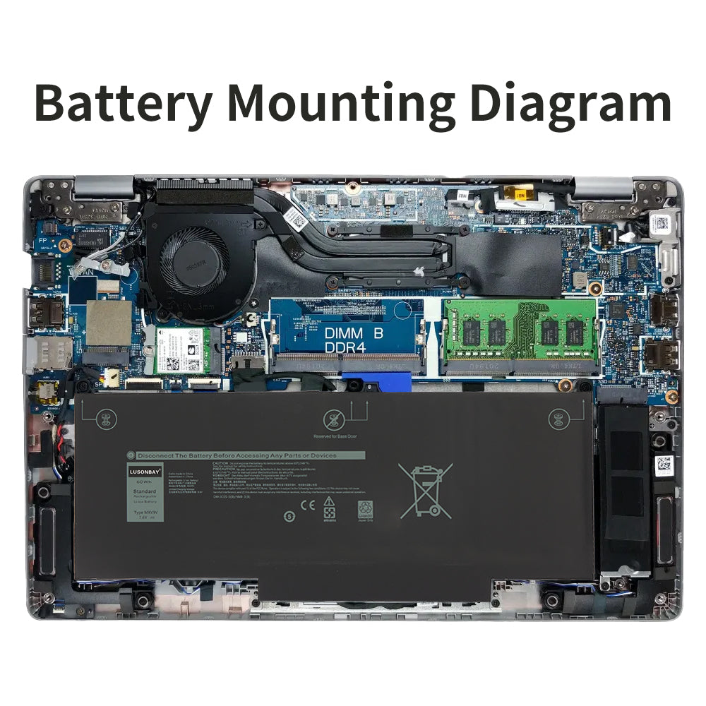Dell-MXV9V-7.6V-60WH-Laptop-Battery-LUSONBAY