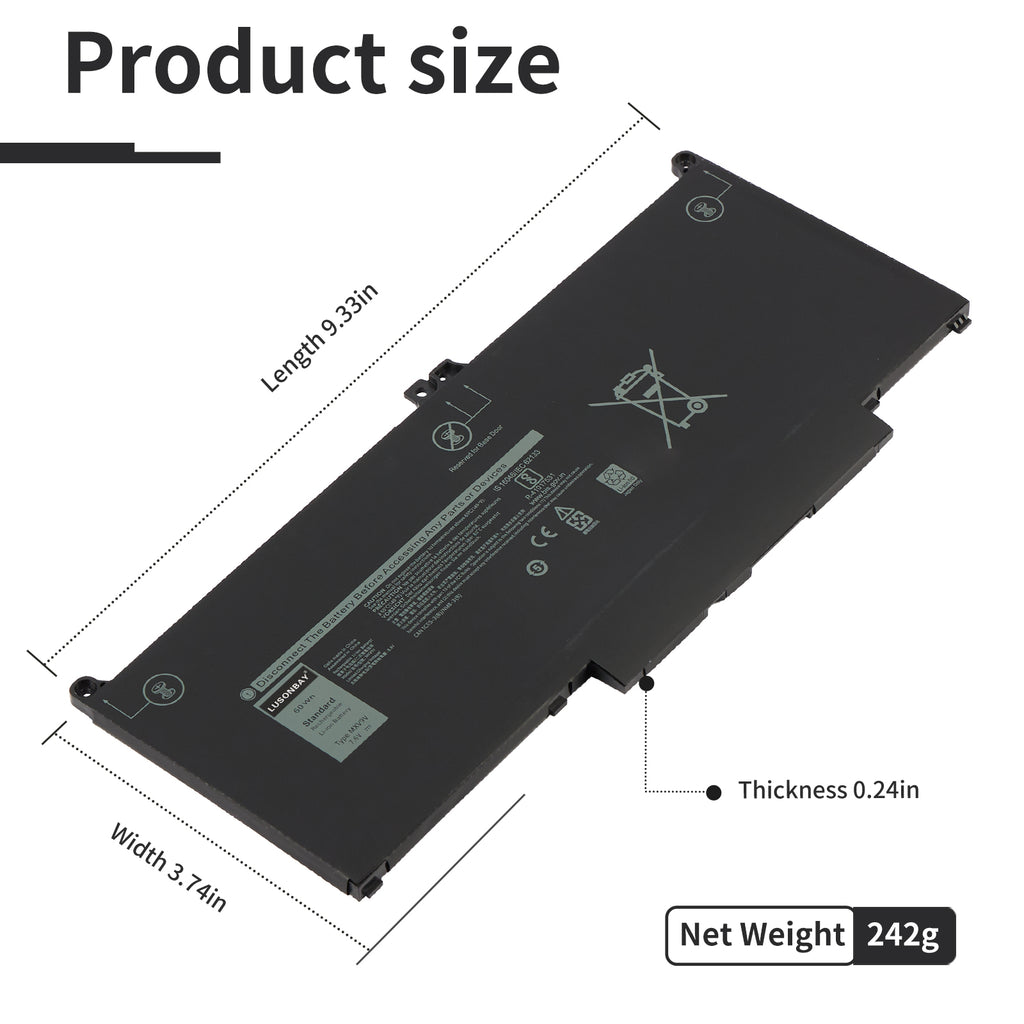 Dell-MXV9V-7.6V-60WH-Laptop-Battery-LUSONBAY
