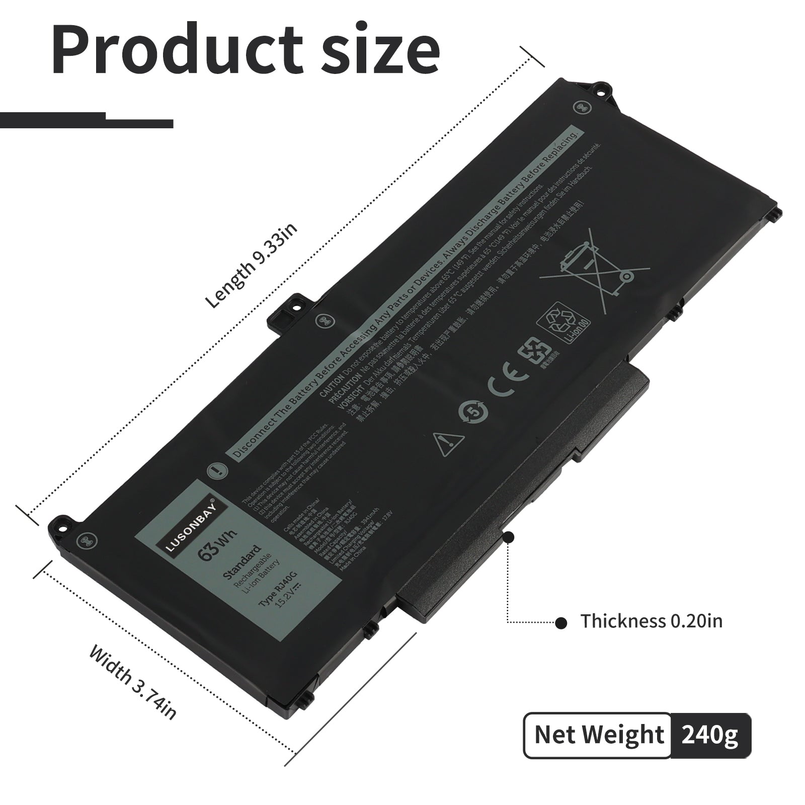 Dell-RJ40G-15.2V-63WH-Laptop-Battery-LUSONBAY