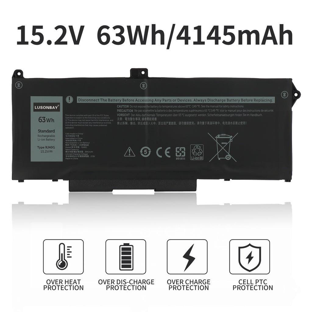 Dell-RJ40G-15.2V-63WH-Laptop-Battery-LUSONBAY