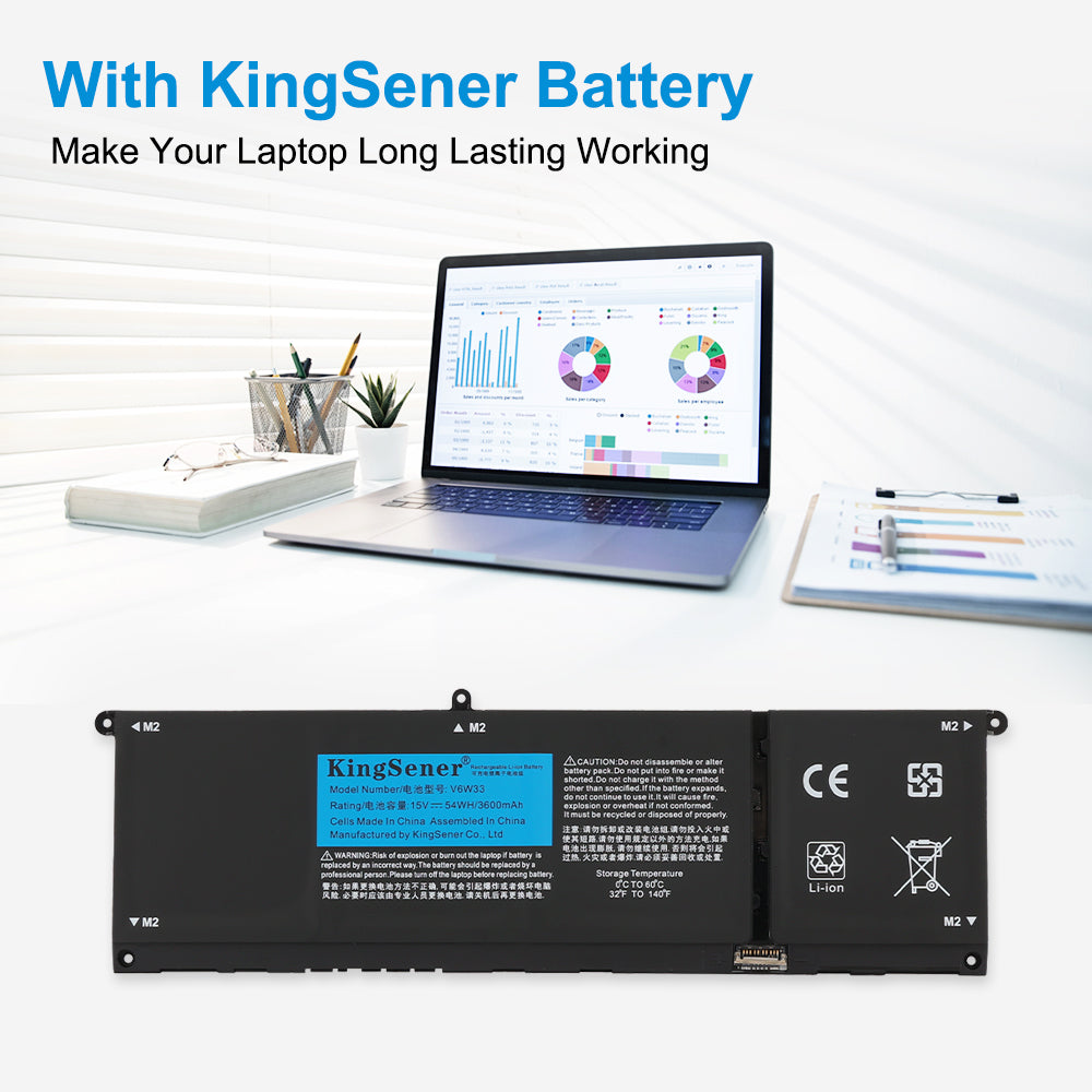 Dell-V6W33-15V-54Wh-Laptop-Battery