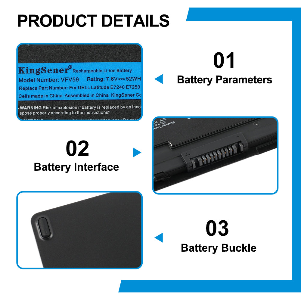 Dell-VFV59-7.6V-52Wh-Laptop-Battery