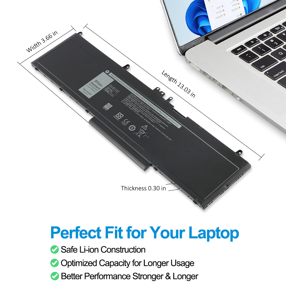 Dell-WJ5R2-11.4V-84Wh-Laptop-Battery