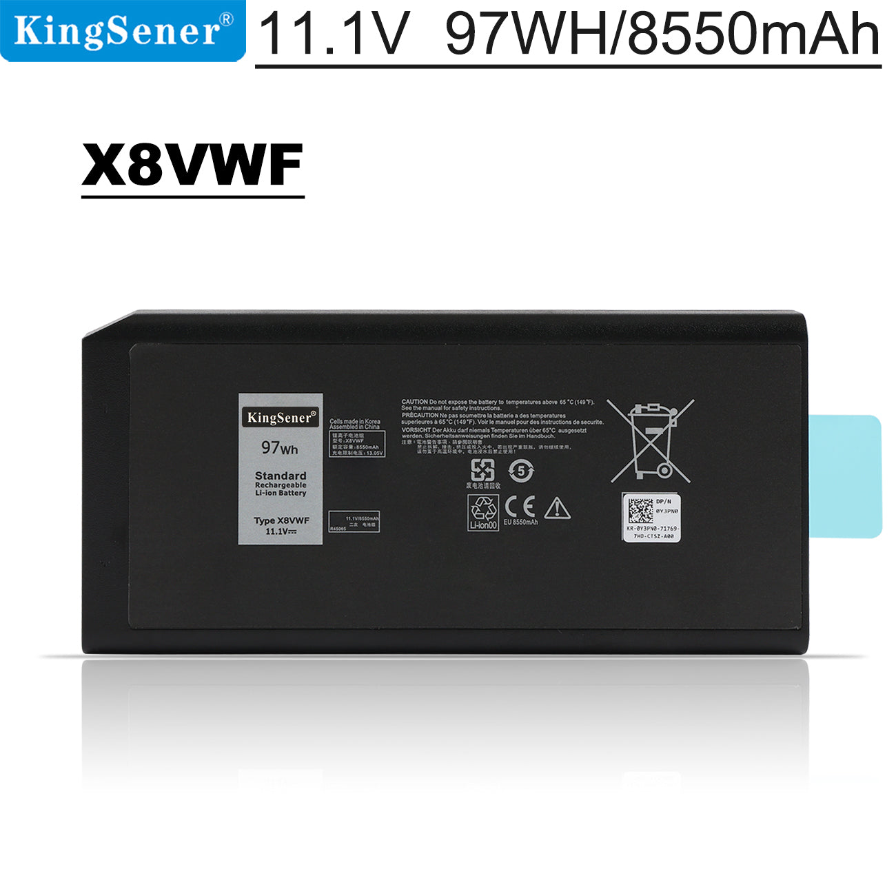 Dell-X8VWF-11.1V-97WH-Laptop-Battery