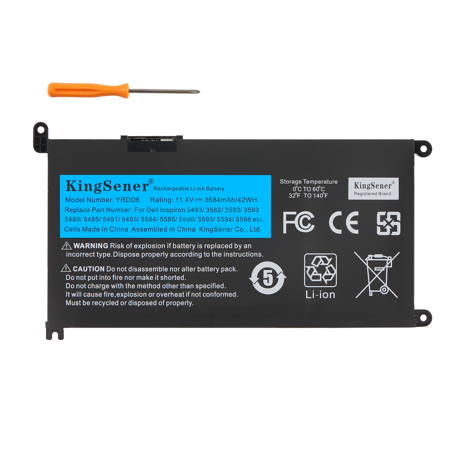 Dell-YRDD6-11.4V-42Wh-Laptop-Battery