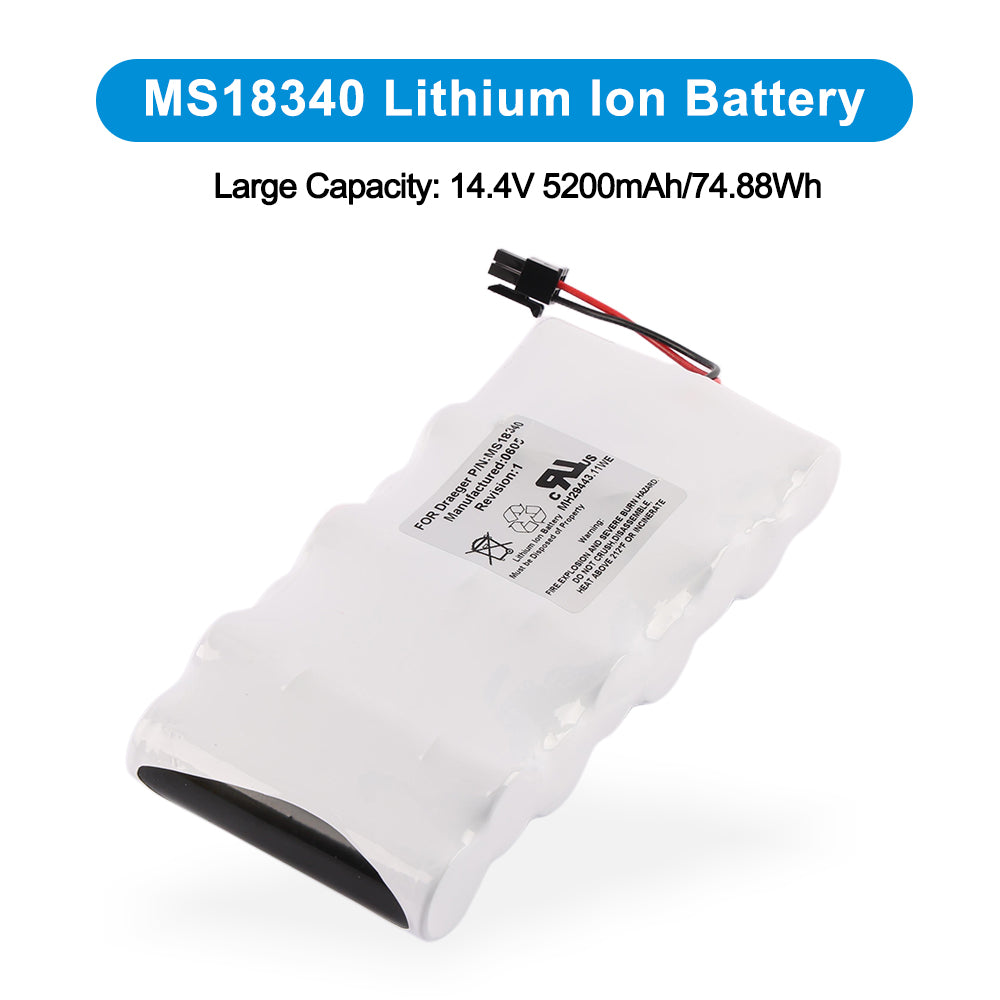 Draeger-MS18340-14.4V-74.88Wh-Medical-Battery