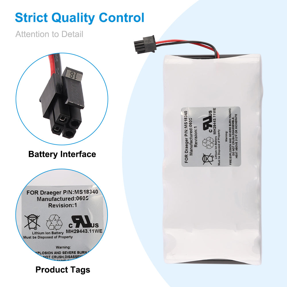 Draeger-MS18340-14.4V-74.88Wh-Medical-Battery