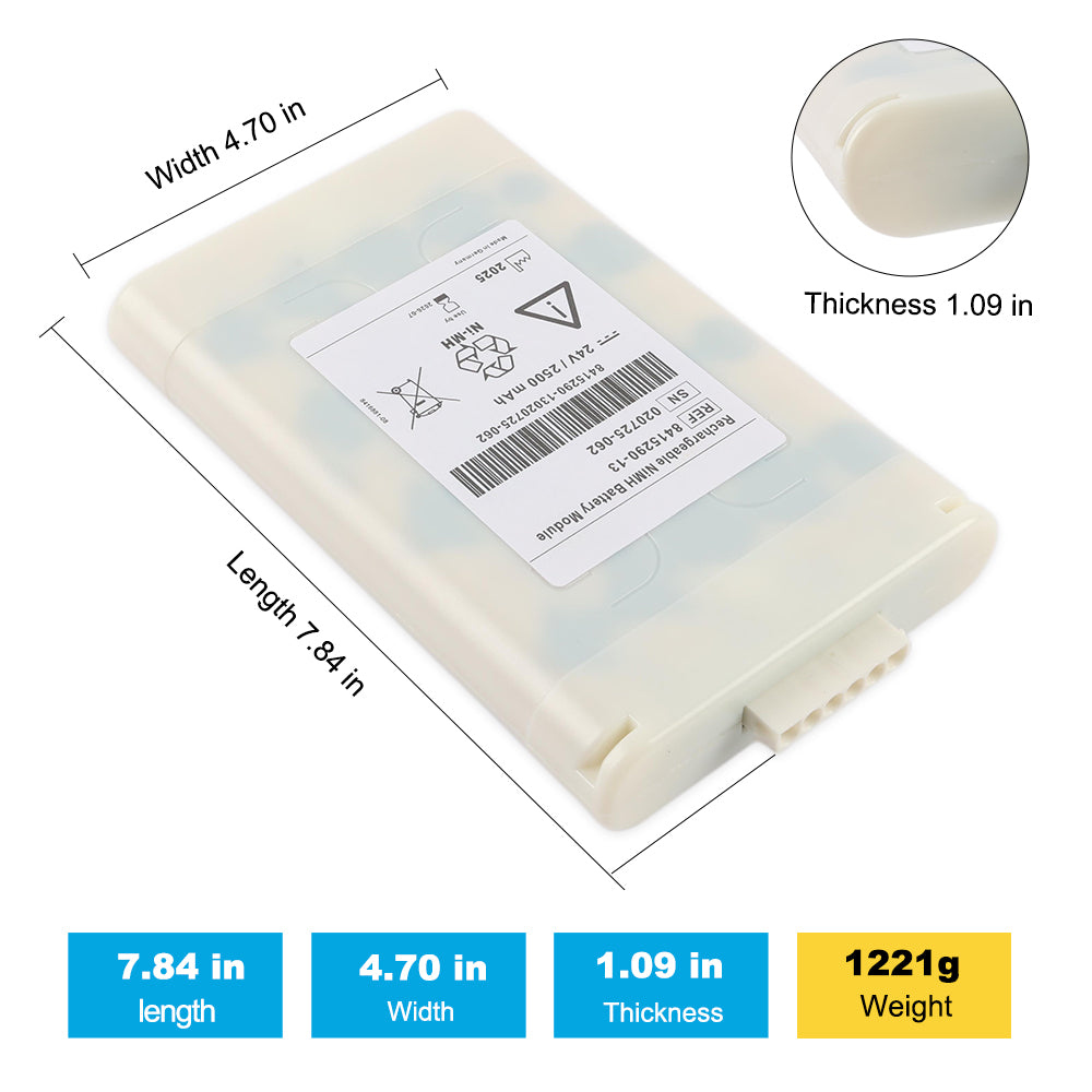 Drager-8415290-13-2500mAh-Medical-Battery