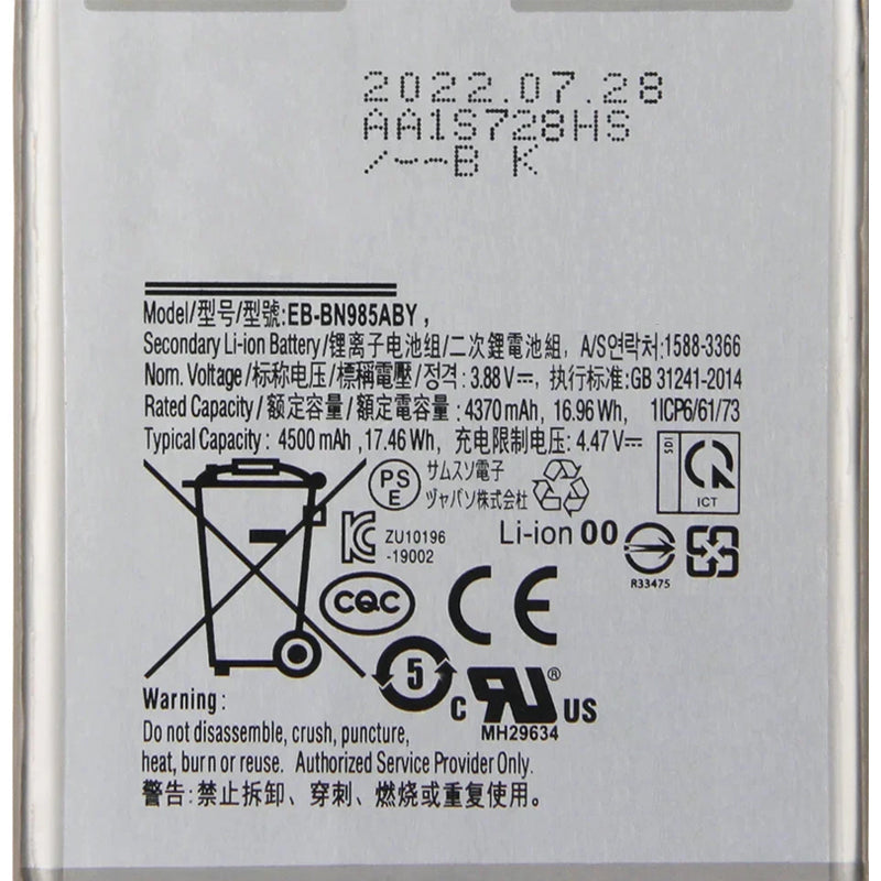 EB-BN985ABY-3.88V-4500mAh-Samsung-Phone-Battery