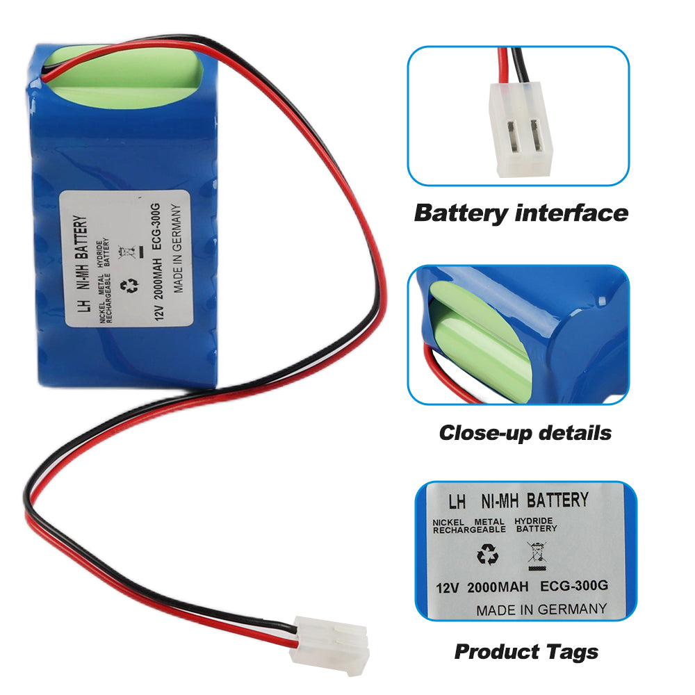 ECG-300G-2000mah-Medical-Battery
