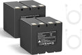 2 pcs HB-EM10 Replacement Battery For Stealth Cam 360 Max & Revolver Pro 6500mAh