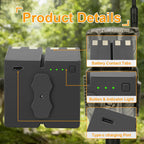 HB-EM10 Replacement Battery For Stealth Cam 360 Max & Revolver Pro 6500mAh