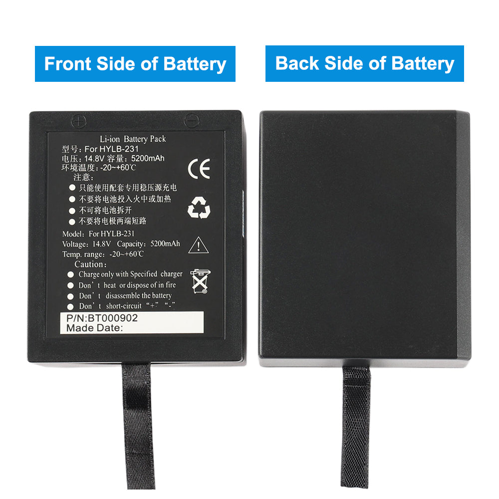Edan-HYLB-231-14.8V-5200mAh-Medical-Battery
