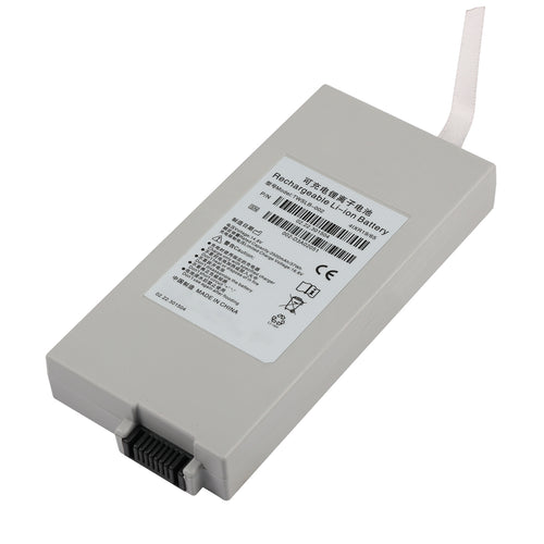 Edan TWSLB-002 patient monitor replacement battery 14.8V 5200mAh 74Wh white, label and warnings