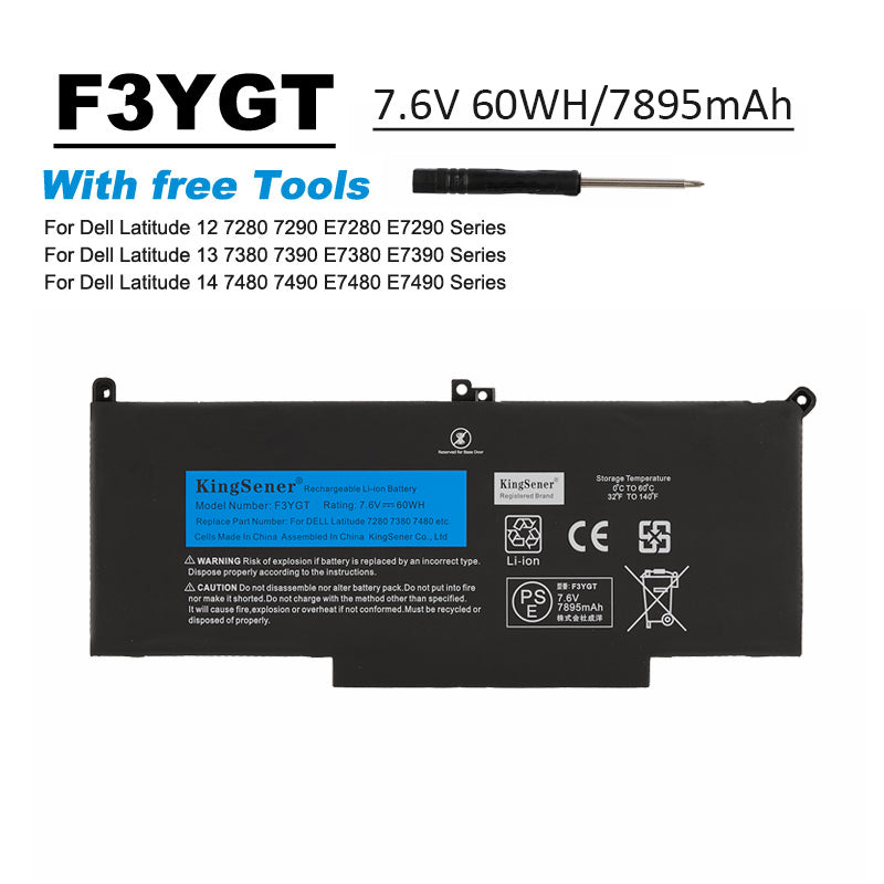 Dell-Latitude-F3YGT-60WH-Laptop-Battery