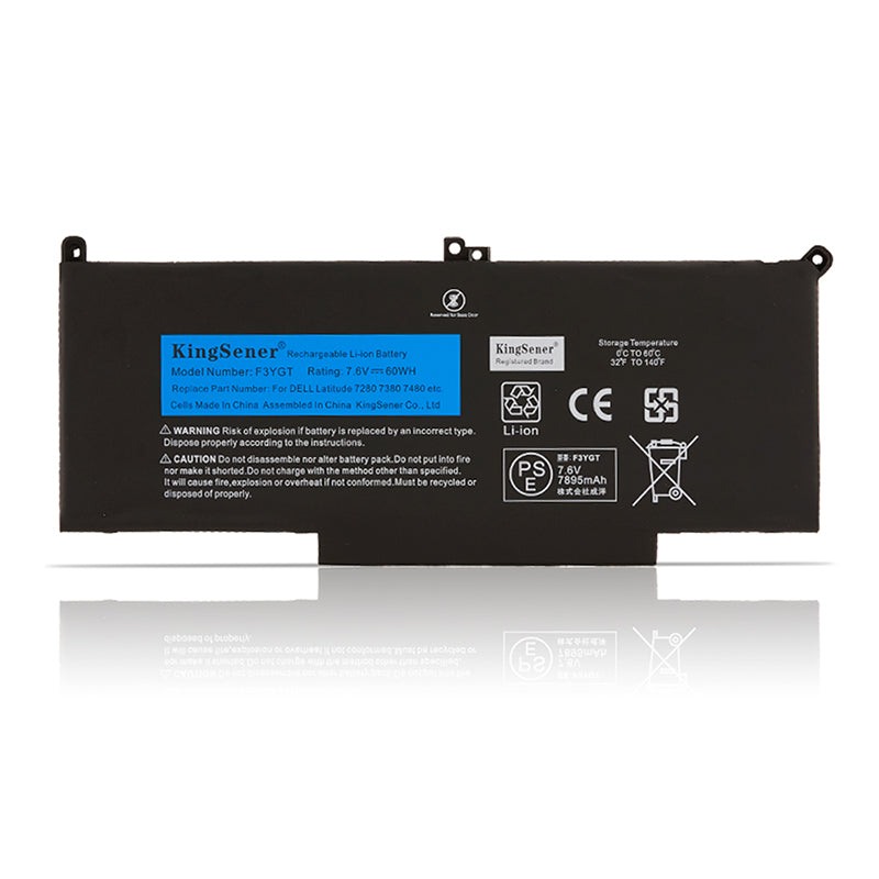 日本倉 F3YGT 2X39G 筆記型電腦電池 適用於戴爾 Latitude 12 13 14 7280 7290 7380 7390 7480 7490 2X39G