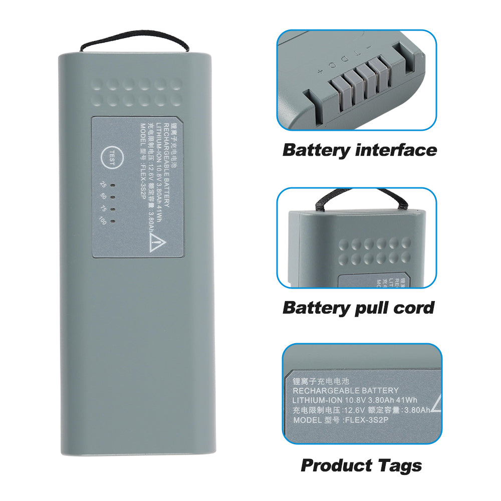 FLEX-3S2P-10.8V-41Wh-Medical-Battery