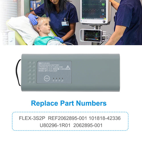 FLEX-3S2P-10.8V-41Wh-Medical-Battery