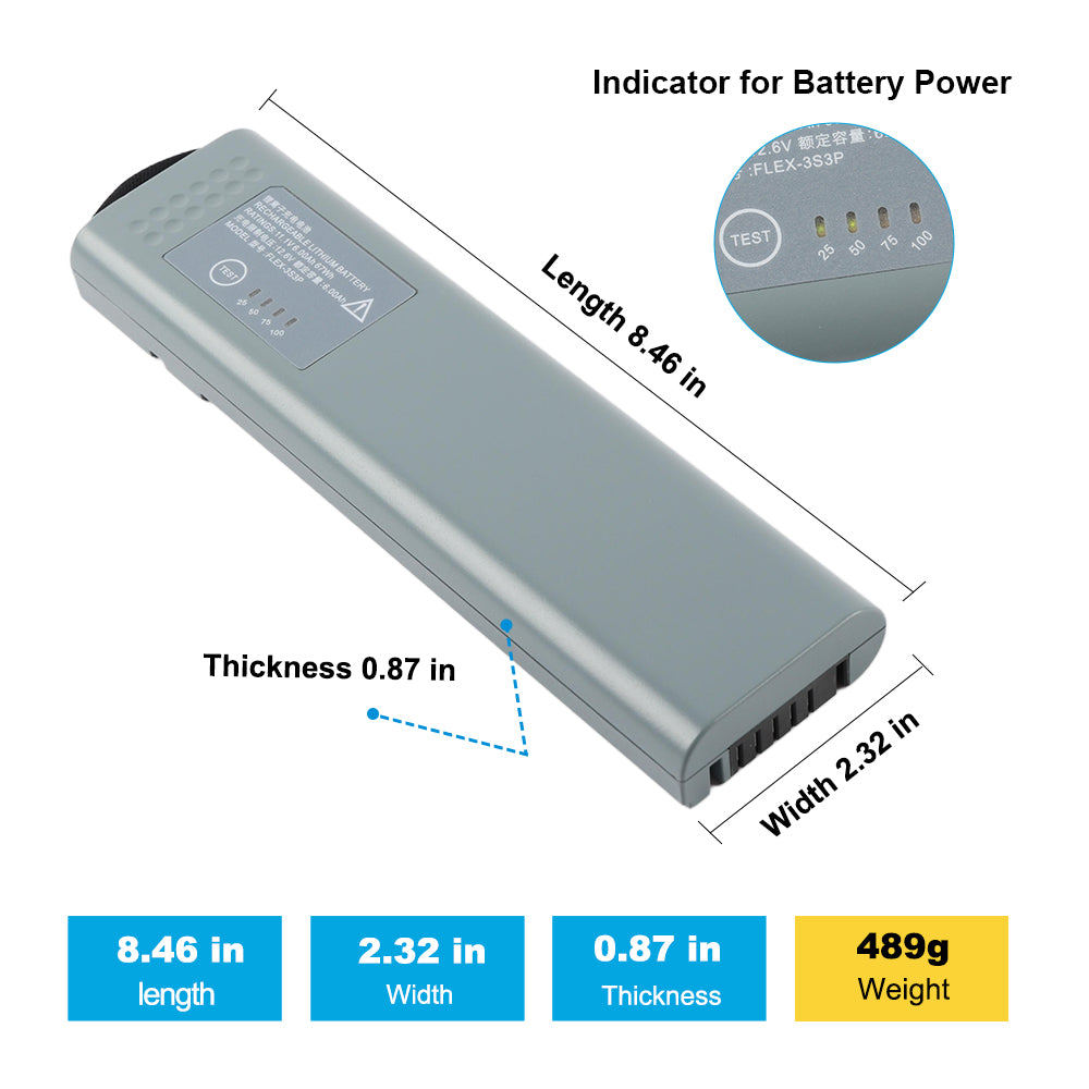 FLEX-3S3P Battery For GE Healthcare Monitor B650 B105 B125