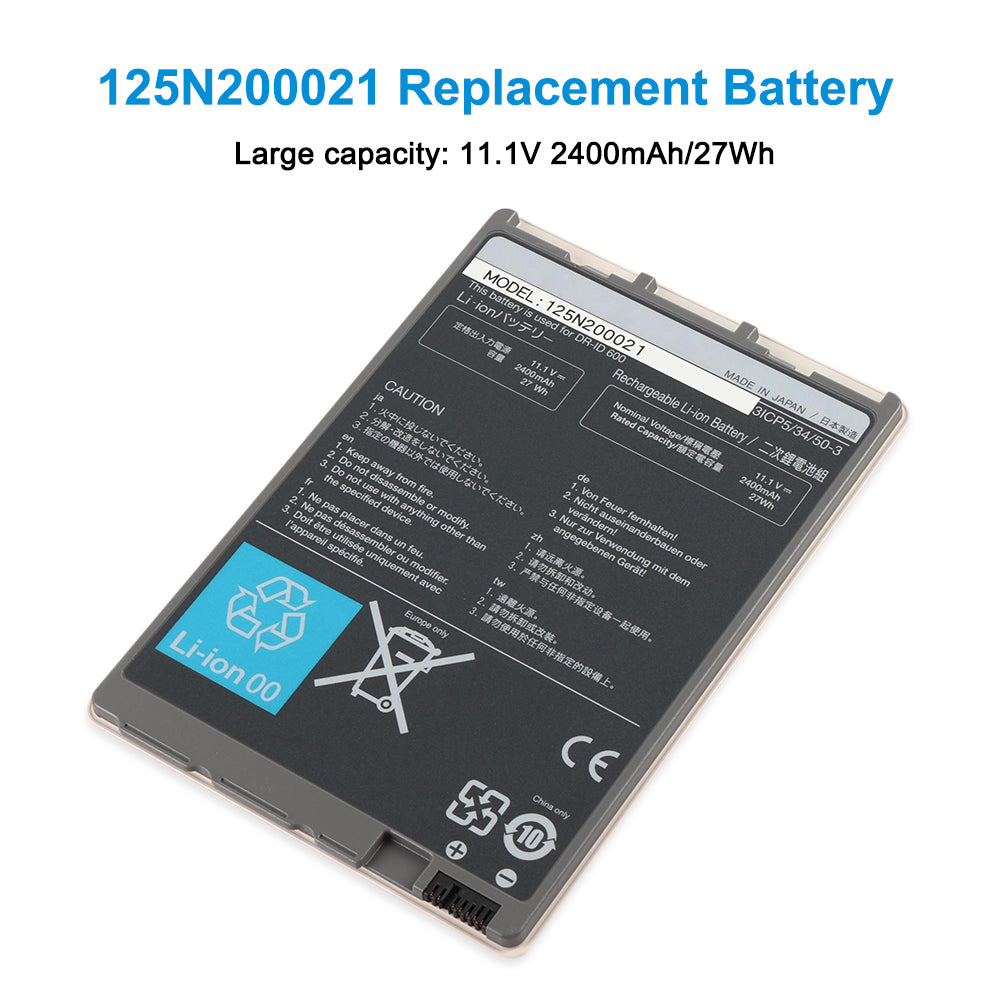 Flat Panel Detector Battery For FUJIFILM DR-ID 600 125N200021