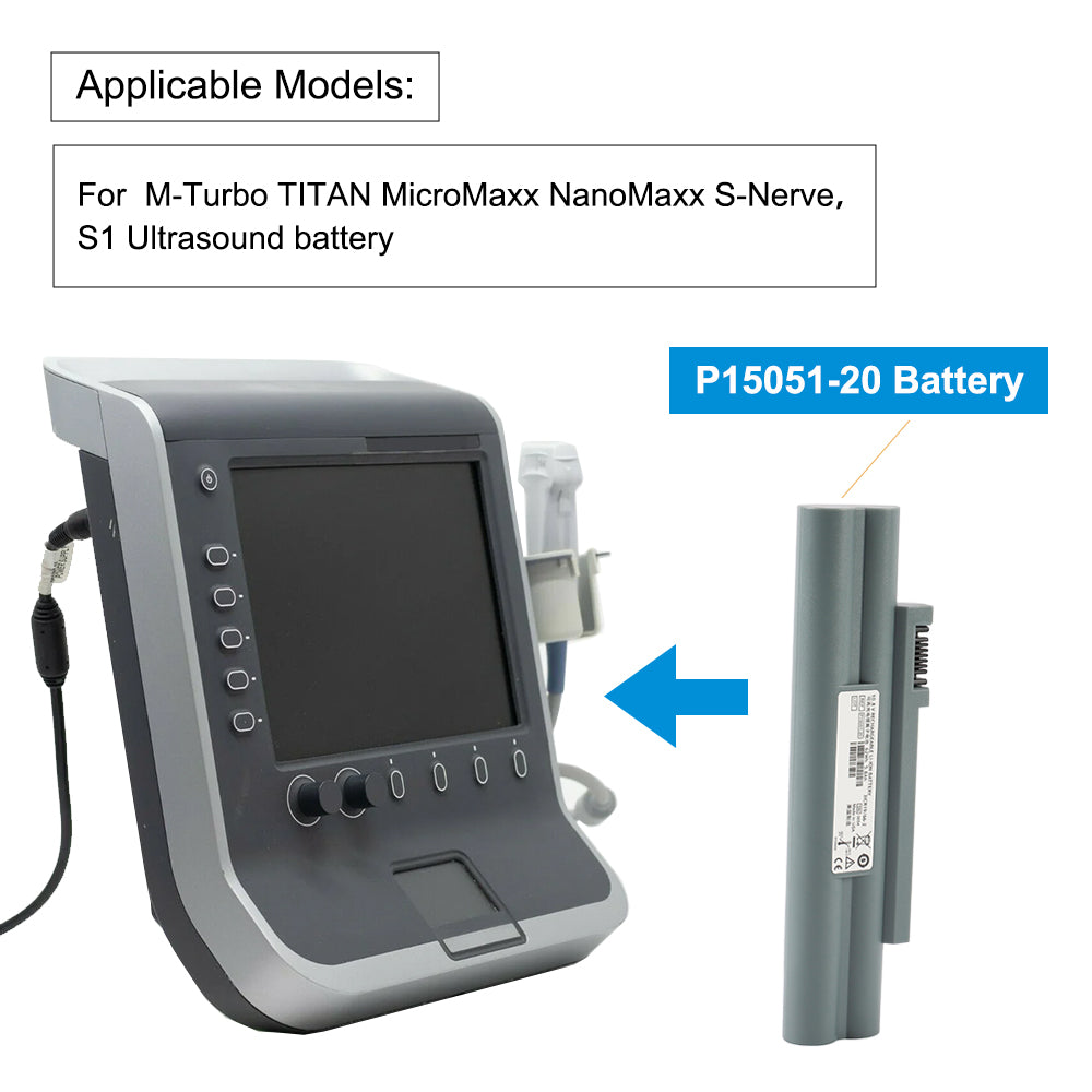 P23905-01 Replacement Battery For SONOSITE M-Turbo – BatteryMall.com