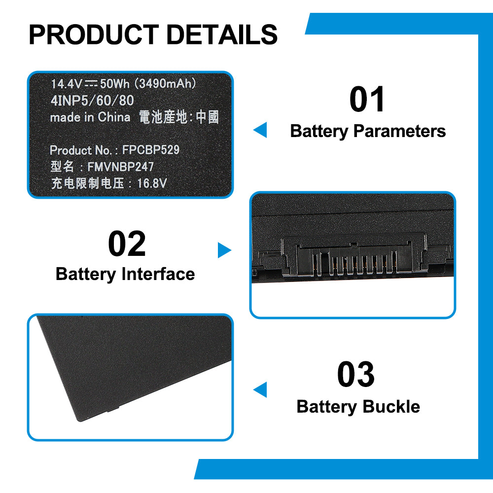 Fujitsu-FPB0338S-14.4V-50Wh-Laptop-Battery
