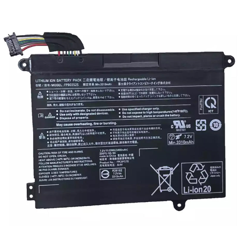 Fujitsu-FPCBP578-7.2V-3490mAh-Laptop-Battery