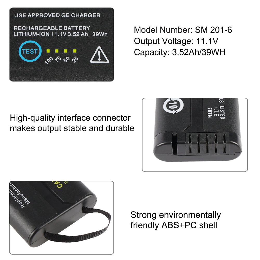 GE-SM201-6-39WH-Medical-Battery