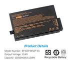KingSener 10.8V 10350mAh Laptop Battery For Getac X500 V100 V1010 V200 M230 BP-LP2900/33-01PI BP3S3P3450P-01 441128400007 338911120104