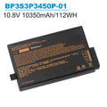 KingSener 10.8V 10350mAh 筆記型電池適用於 Getac X500 V100 V1010 V200 M230 BP-LP2900/33-01PI BP3S3P3450P-01 441128400007 33S3P3450P-01 44112840000713389