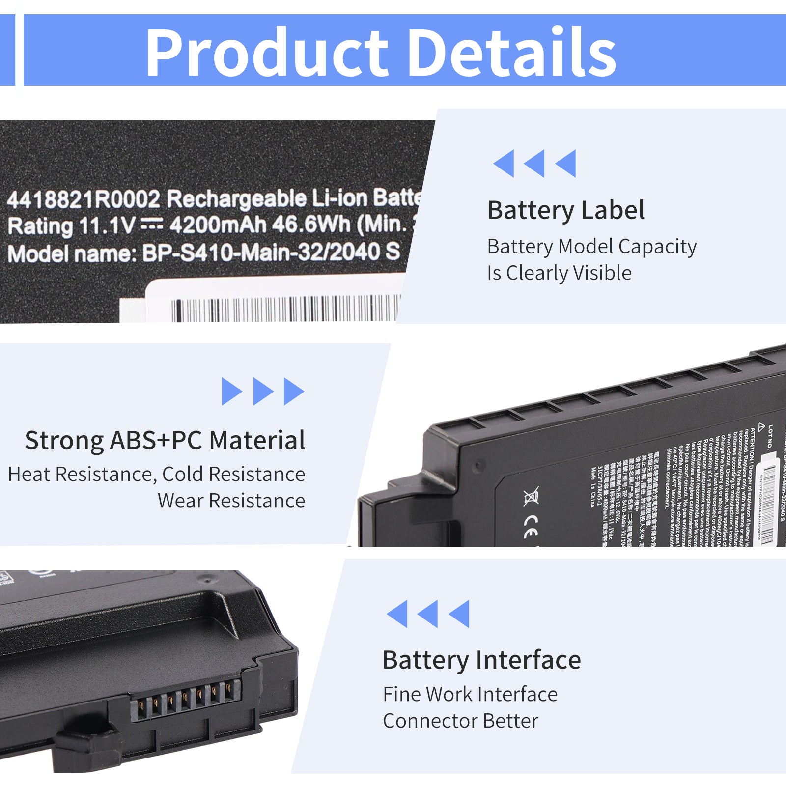 Getac-BP-S410-Main-32/2040S-11.1V-46.6Wh-Laptop-Battery