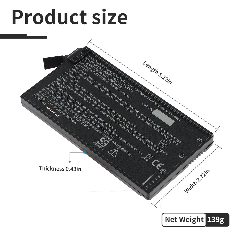 Getac-BP3S1P2100-S-11.1V-24WH-Laptop-Battery-LSUONBAY
