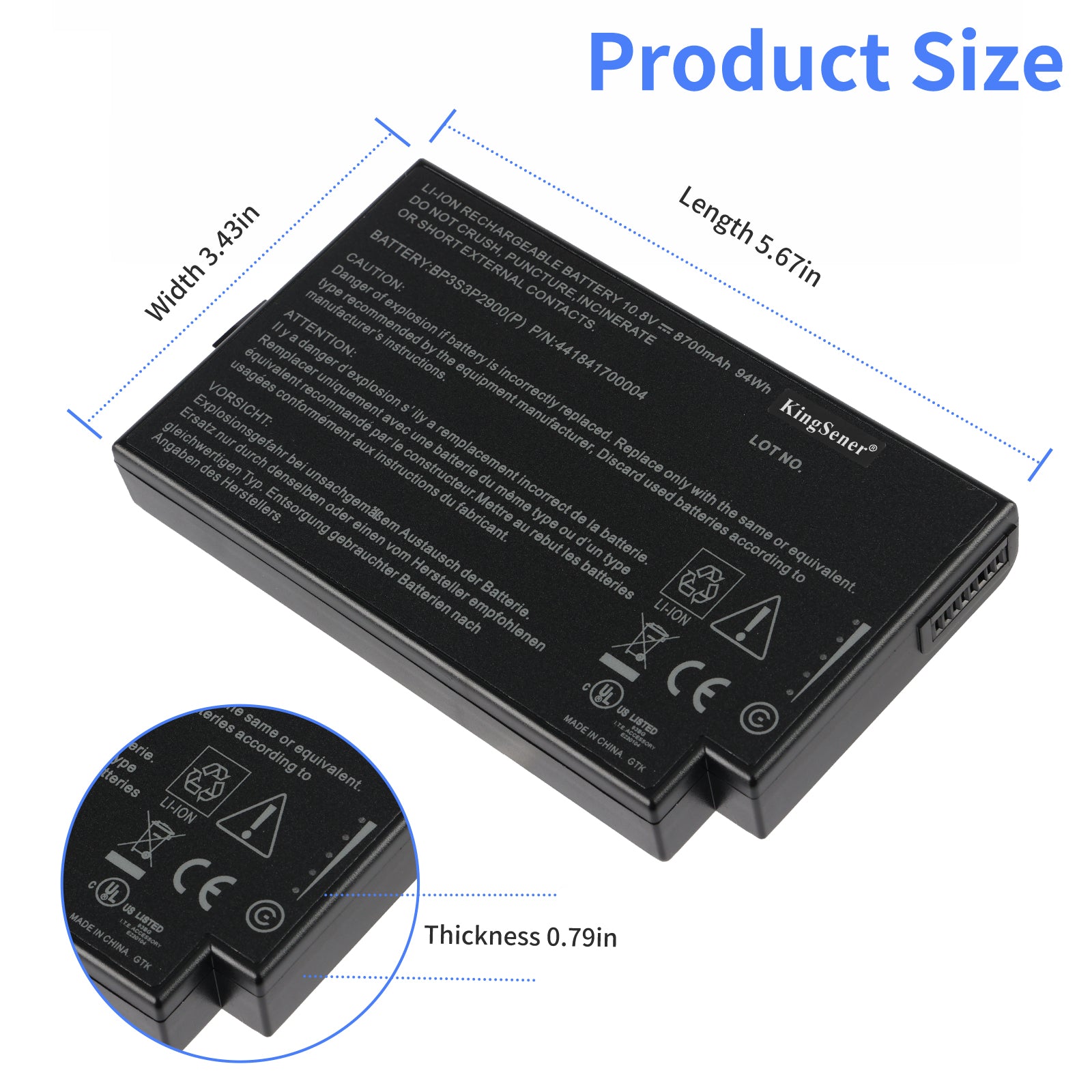 Getac-BP3S3P2900(P)-10.8V-94Wh-Laptop-Battery