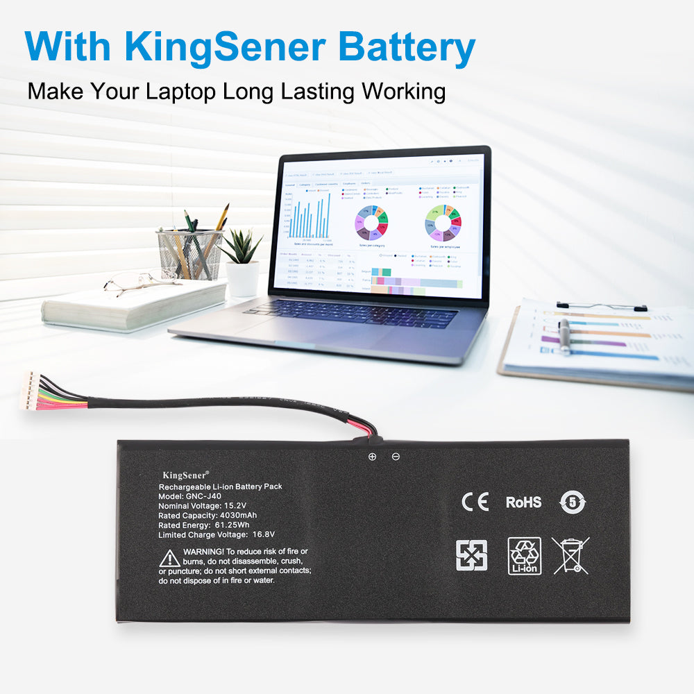 Gigabyte-GNC-J40-15.2V-61.25Wh-Laptop-Battery