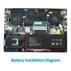 Gigabyte-GNC-J40-15.2V-61.25Wh-Laptop-Battery