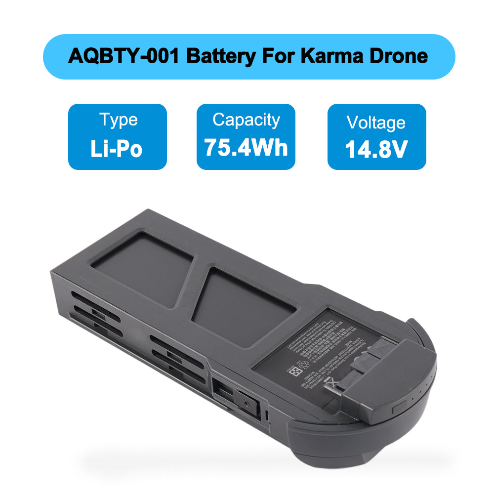 ドローン karma バッテリー3個セット Genuine GoPro Karma Wall 