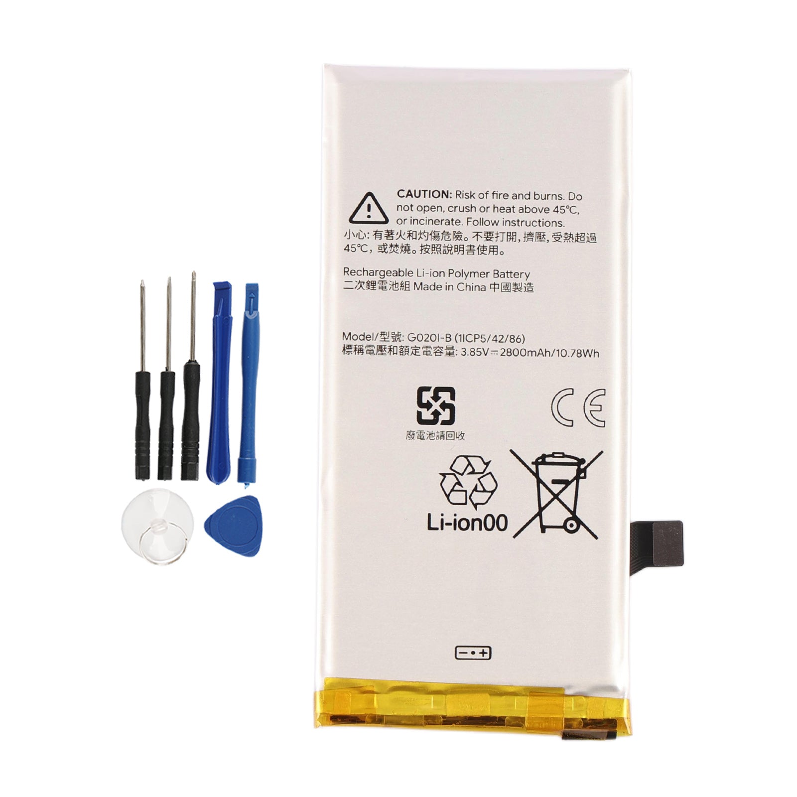 Google-G020I-B-3.85V-10.78WH-Phone-Battery