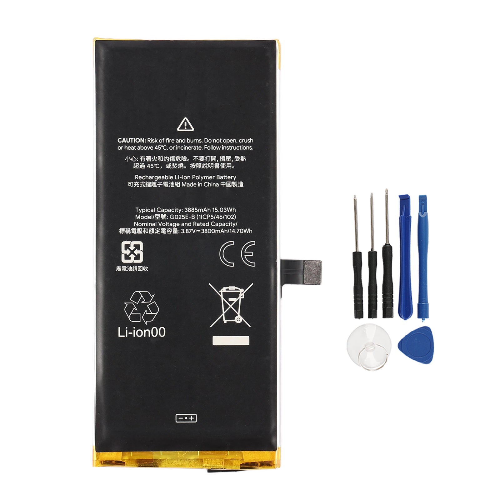 Google-G025E-B-3.87V-15.03Wh-Phone-Battery